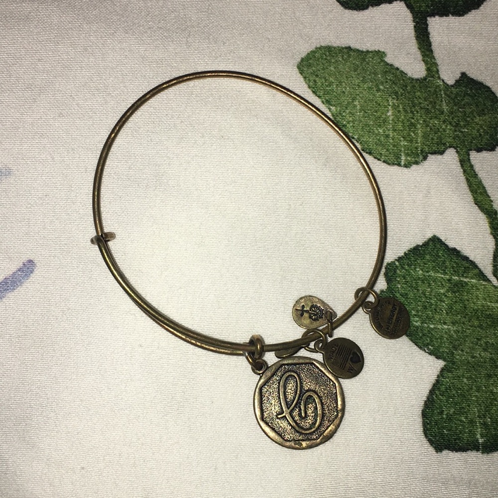 Alex and ani ‘C’ gold bracelet